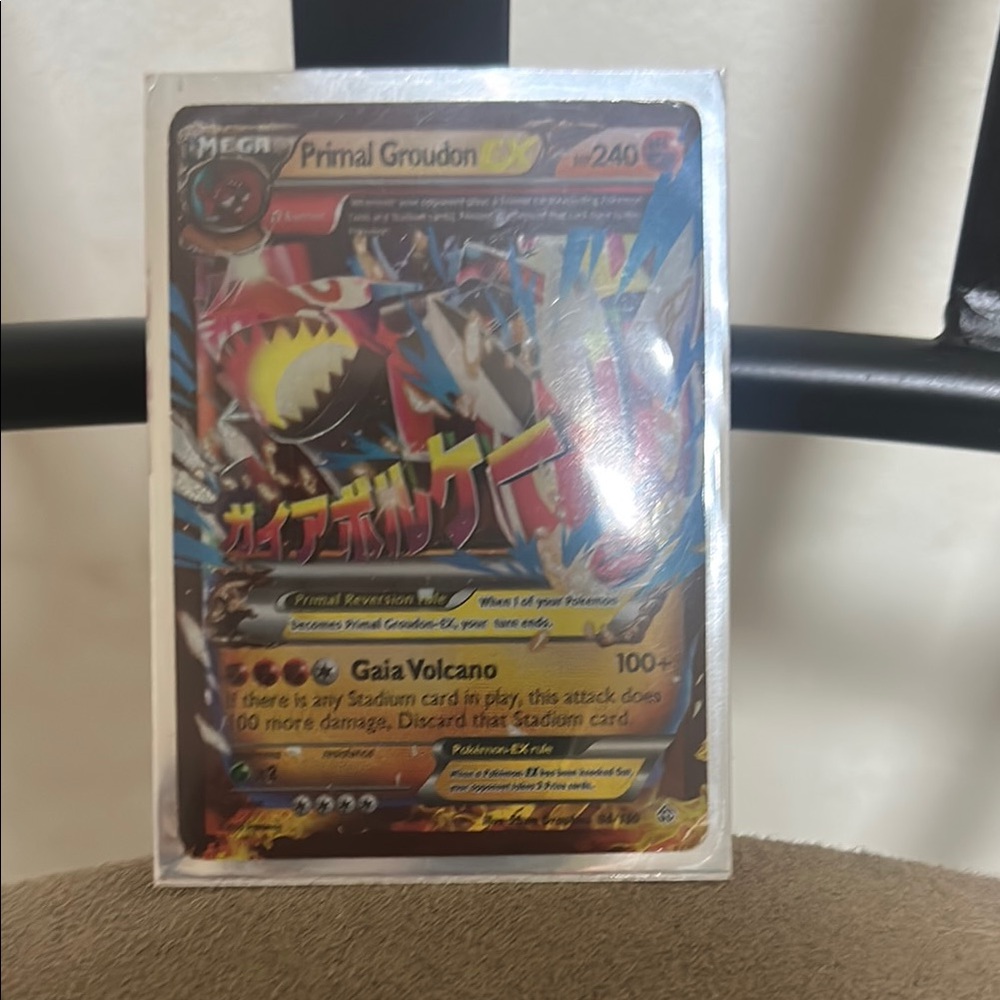 Primal Groudon EX Pokémon Card for sale only 1